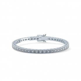 Link Diamond Tennis Bracelet