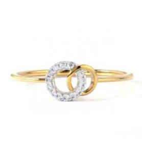 Circular Casual Diamond Ring - Sale
