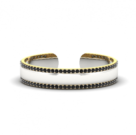 Men's Cuff Bracelet with Gemstone - Motivic Collection