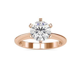 Solitaire Diamond Promise Ring for Her