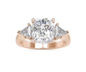 Trio Diamond Promise Ring for Her