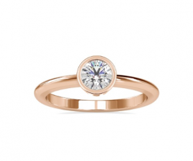 Solitaire Diamond Promise Ring for Her