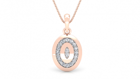 9-5 Diamond Pendant & Stud Jewelry Set