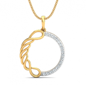 Diamond Jewelry Set - Pendant, Earring, Ring