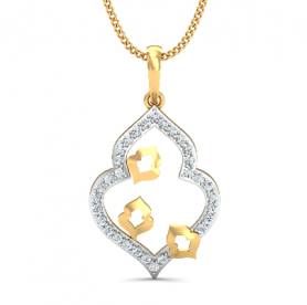 Diamond Jewelry Set - Pendant, Earring, Ring