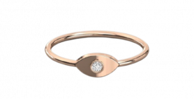 Evil - Eye Casual Diamond Ring - For Her