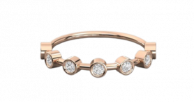 Mother's day  - Diamond Linking Stack Ring
